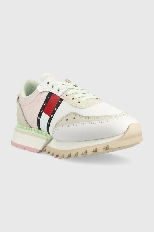 Tommy Jeans sneakersy CLEATED WMN beżowy