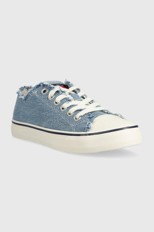 Teniske Tommy Jeans LOW CUT TJ SNEAKER modra