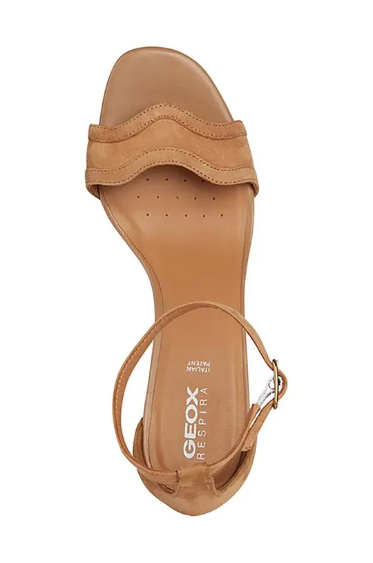 Sandale od brušene kože Geox D NEW ERAKLIA 80 Ženski