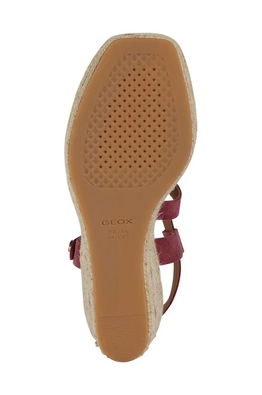 Sandale od brušene kože Geox D PANAREA