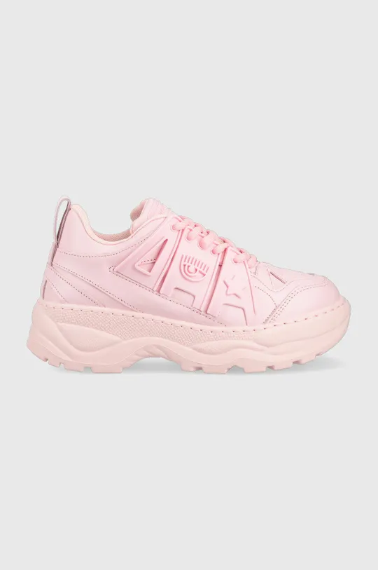 ροζ Δερμάτινα αθλητικά παπούτσια Chiara Ferragni CF3100_012 Γυναικεία