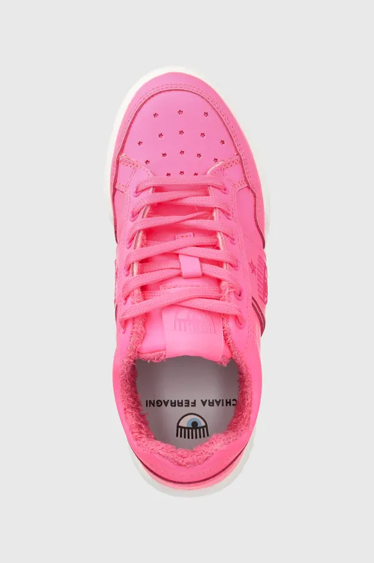 ροζ Δερμάτινα αθλητικά παπούτσια Chiara Ferragni CF3109_037