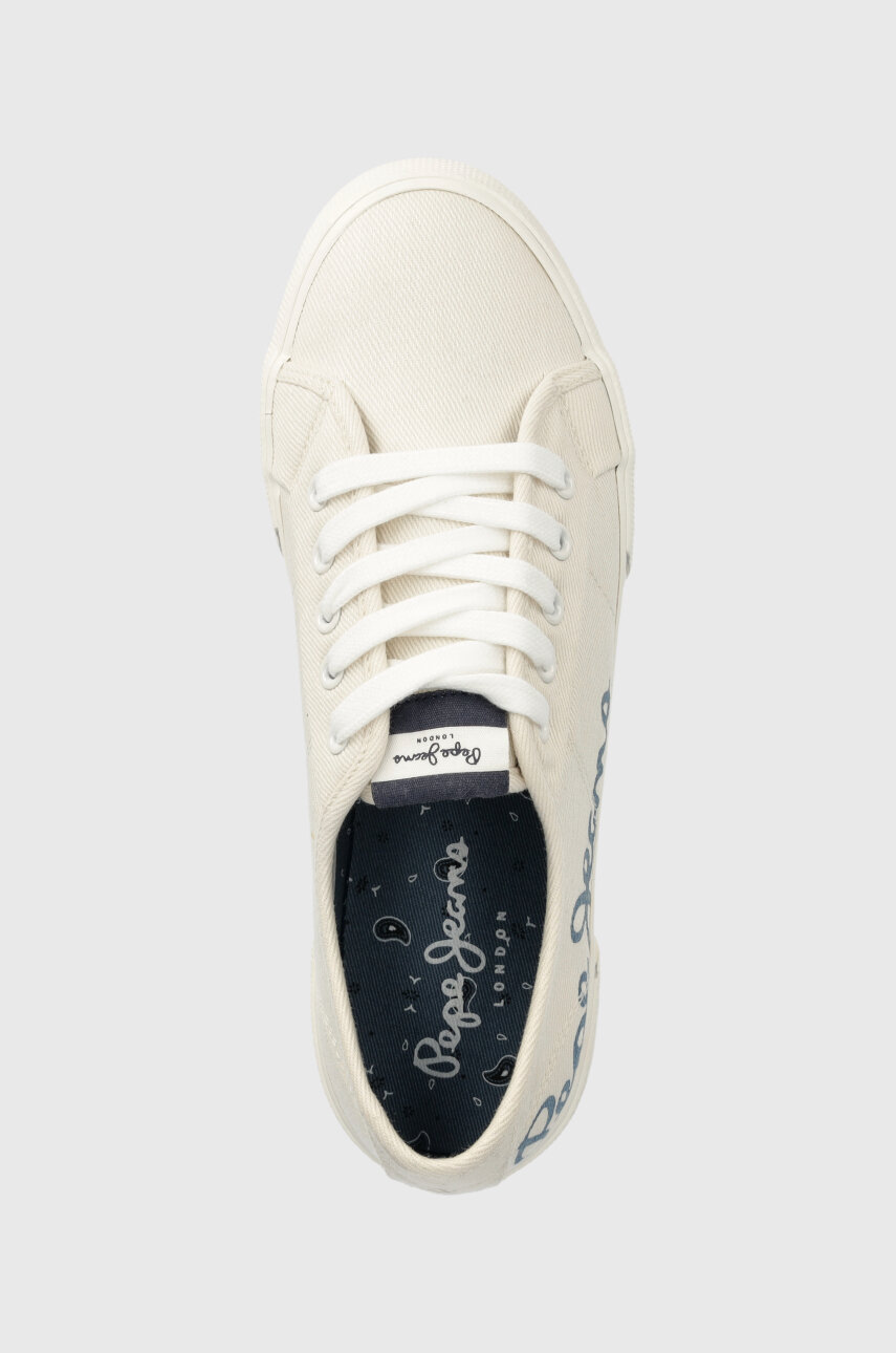 Кеды Pepe Jeans BRADY женские цвет бежевый PLS31438 | ANSWEAR.ua