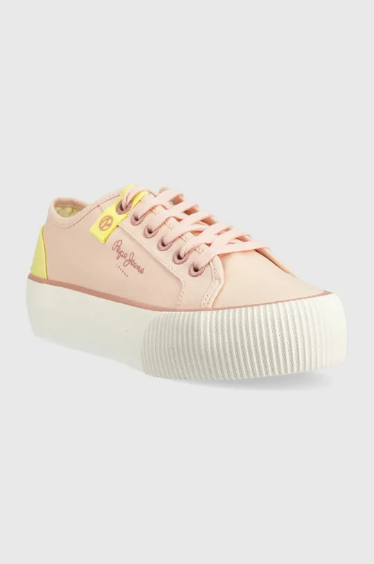 Πάνινα παπούτσια Pepe Jeans OTTIS ροζ