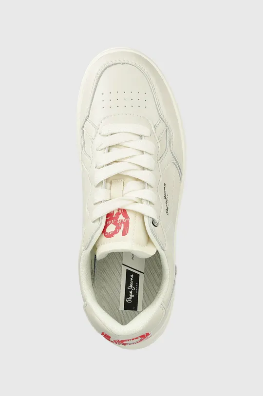λευκό Δερμάτινα αθλητικά παπούτσια Pepe Jeans KORE