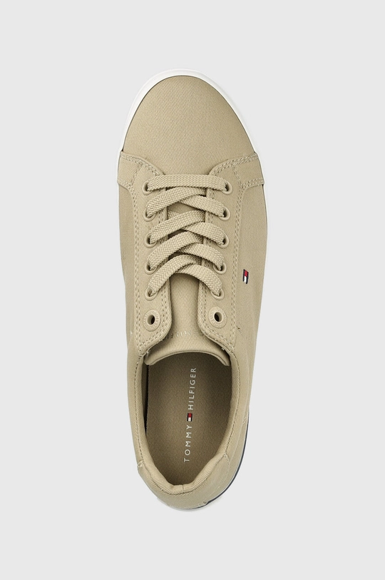 beżowy Tommy Hilfiger tenisówki ESSENTIAL STRIPES SNEAKER