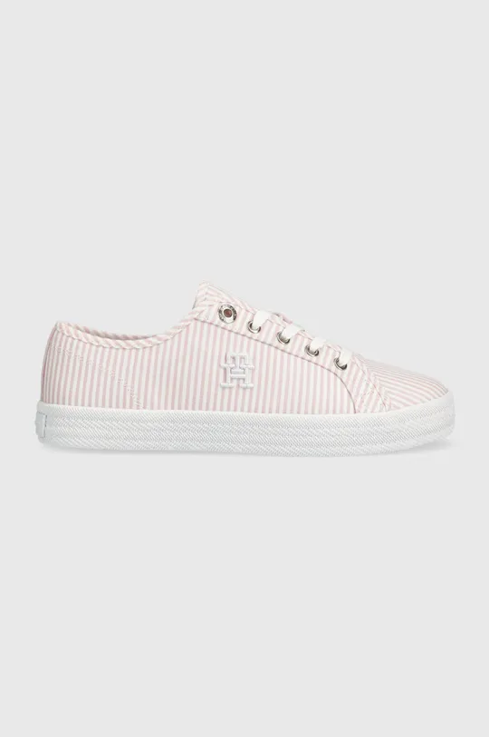 ροζ Πάνινα παπούτσια Tommy Hilfiger ESSENTIAL SNEAKER IN SEERSUCKER Γυναικεία