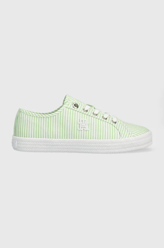 πράσινο Πάνινα παπούτσια Tommy Hilfiger ESSENTIAL SNEAKER IN SEERSUCKER Γυναικεία