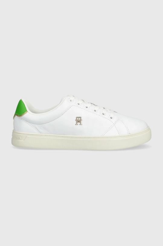 λευκό Δερμάτινα αθλητικά παπούτσια Tommy Hilfiger ELEVATED ESSENTIAL COURT SNEAKER Γυναικεία