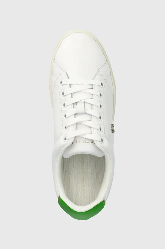 λευκό Δερμάτινα αθλητικά παπούτσια Tommy Hilfiger ELEVATED ESSENTIAL COURT SNEAKER