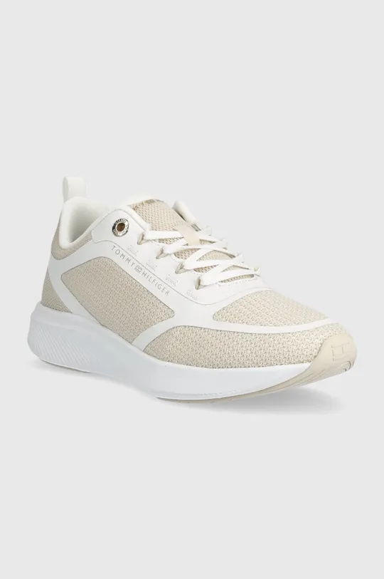 Tommy Hilfiger sneakersy ACTIVE MESH TRAINER beżowy