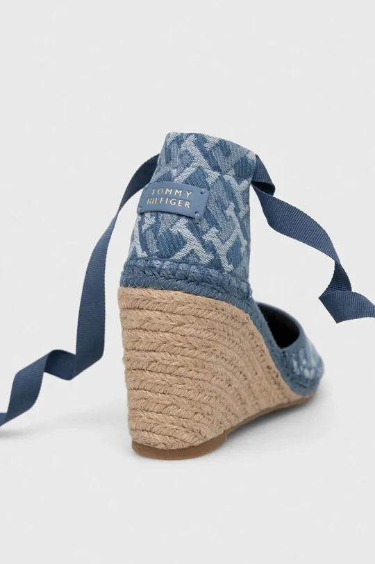 Tommy Hilfiger espadryle CLOSED TOE WEDGE MONOGRAM Cholewka: Materiał tekstylny, Wnętrze: Materiał tekstylny, Skóra naturalna, Podeszwa: Materiał syntetyczny