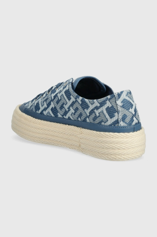 Tommy Hilfiger tenisówki VULC ROPE MONOGRAM DENIM Cholewka: Materiał tekstylny, Materiał syntetyczny, Wnętrze: Materiał tekstylny, Podeszwa: Materiał syntetyczny