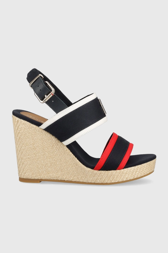 σκούρο μπλε Σανδάλια Tommy Hilfiger RWB FEMININE WEDGE Γυναικεία