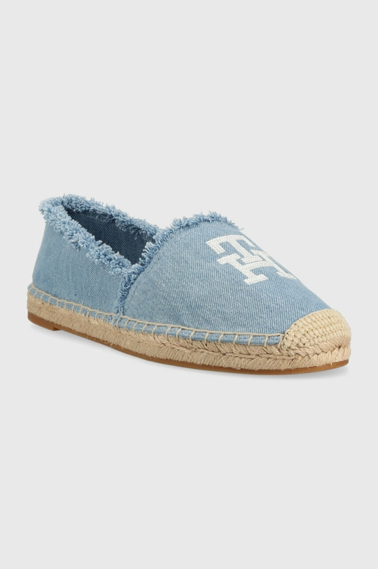 Tommy Hilfiger espadryle DENIM ESPADRILLE niebieski