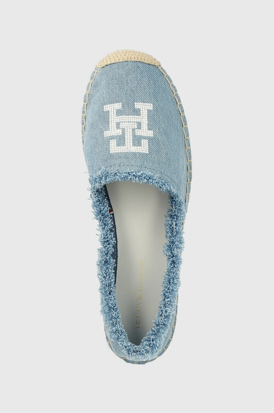 niebieski Tommy Hilfiger espadryle DENIM ESPADRILLE