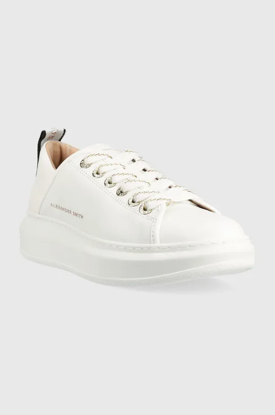 Δερμάτινα αθλητικά παπούτσια Alexander Smith Wembley λευκό