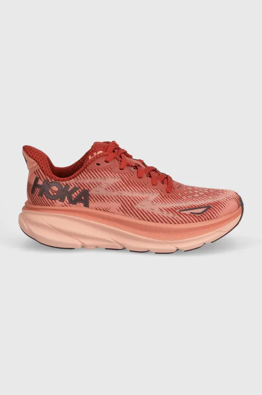 Hoka One One running shoes Clifton 9 brown