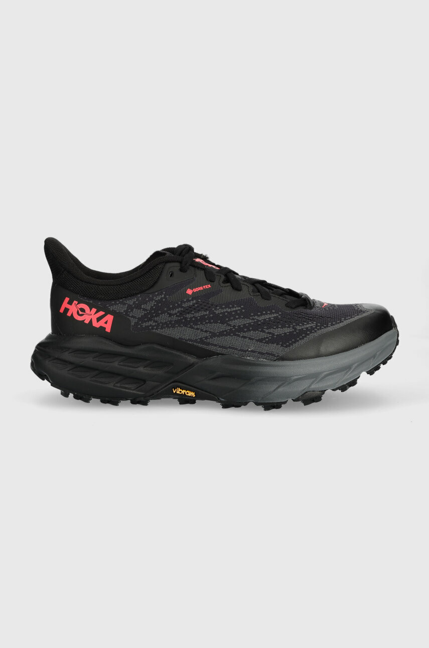 чёрный Обувь для бега Hoka Speedgoat 5 GTX Женский