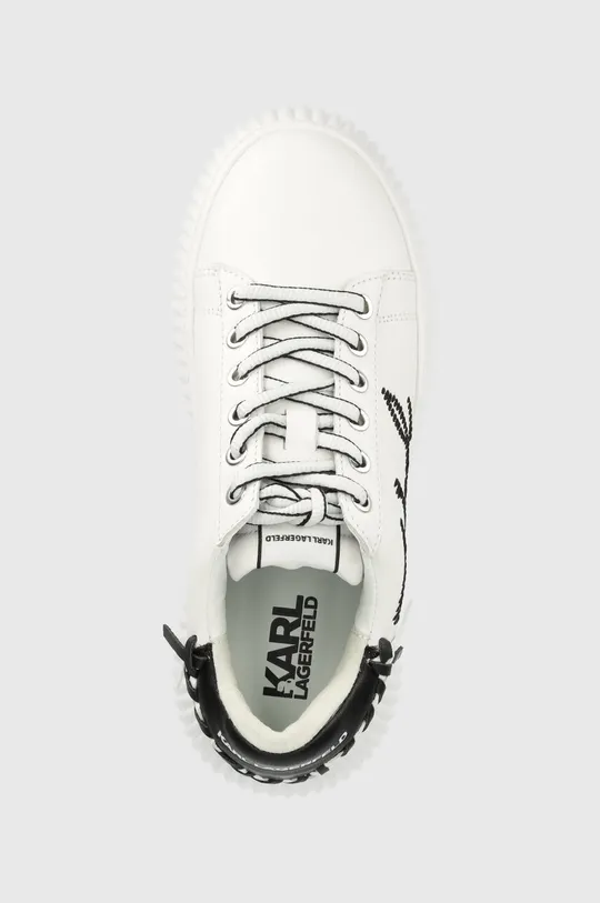 bianco Karl Lagerfeld sneakers in pelle KREEPER LO