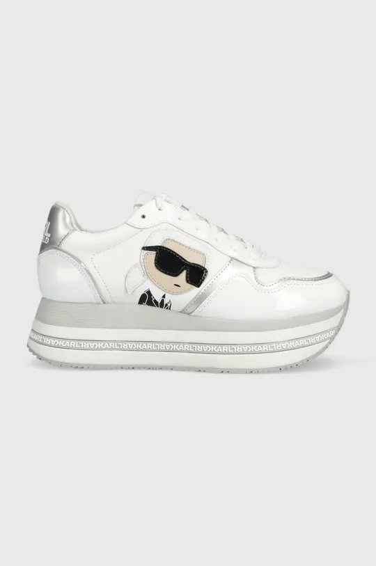 λευκό Δερμάτινα αθλητικά παπούτσια Karl Lagerfeld VELOCITA MAX Γυναικεία