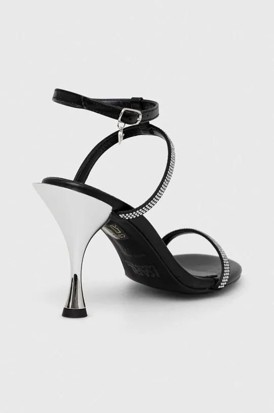 Usnjeni sandali Karl Lagerfeld PANACHE HI  Zunanjost: Naravno usnje Notranjost: Sintetični material, Naravno usnje Podplat: Sintetični material