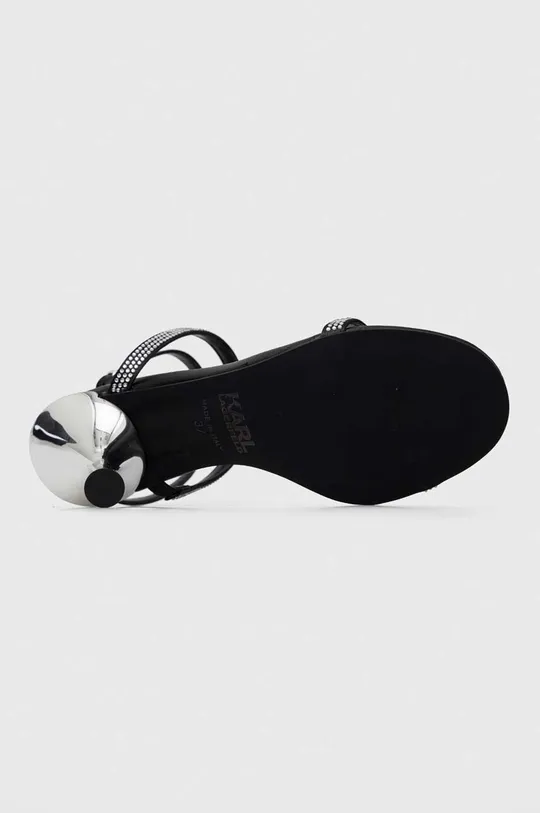 čierna Kožené sandále Karl Lagerfeld PANACHE HI