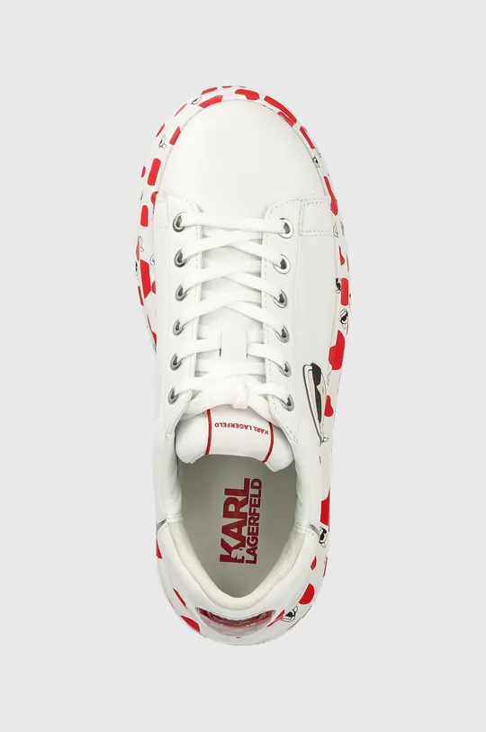 λευκό Δερμάτινα αθλητικά παπούτσια Karl Lagerfeld ANAKAPRI