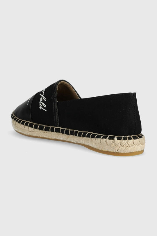 Karl Lagerfeld espadryle KAMINI Cholewka: Materiał tekstylny, Skóra naturalna, Wnętrze: Materiał tekstylny, Skóra naturalna, Podeszwa: Materiał syntetyczny