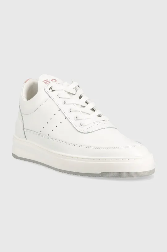 Filling Pieces sneakersy skórzane Low Top Bianco biały