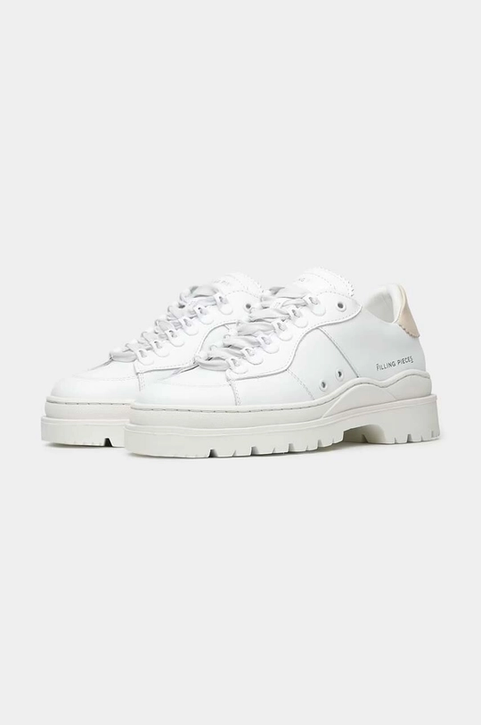 Шкіряні кросівки Filling Pieces Court Serrated білий