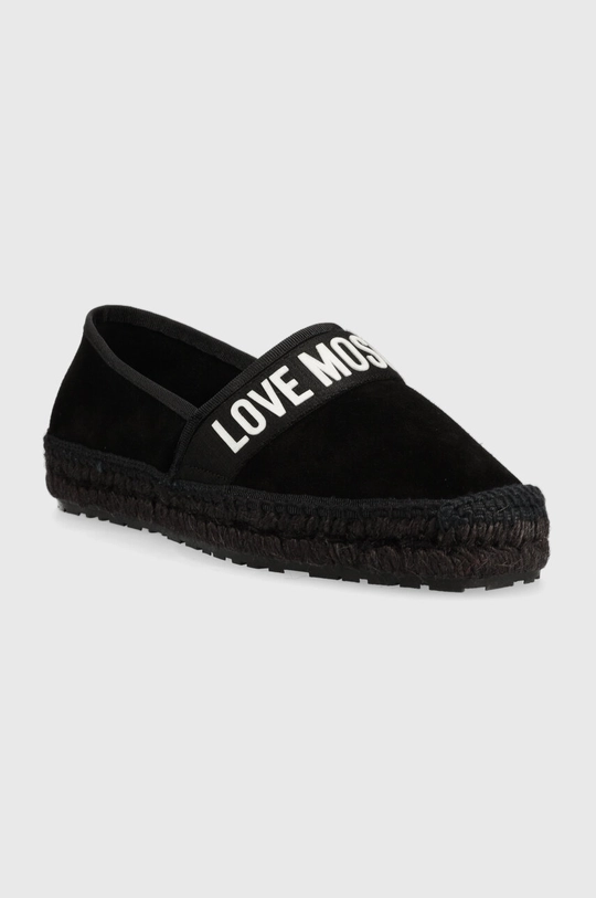 Love Moschino espadryle czarny