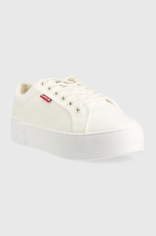 Πάνινα παπούτσια Levi's Tijuana 2.0 λευκό