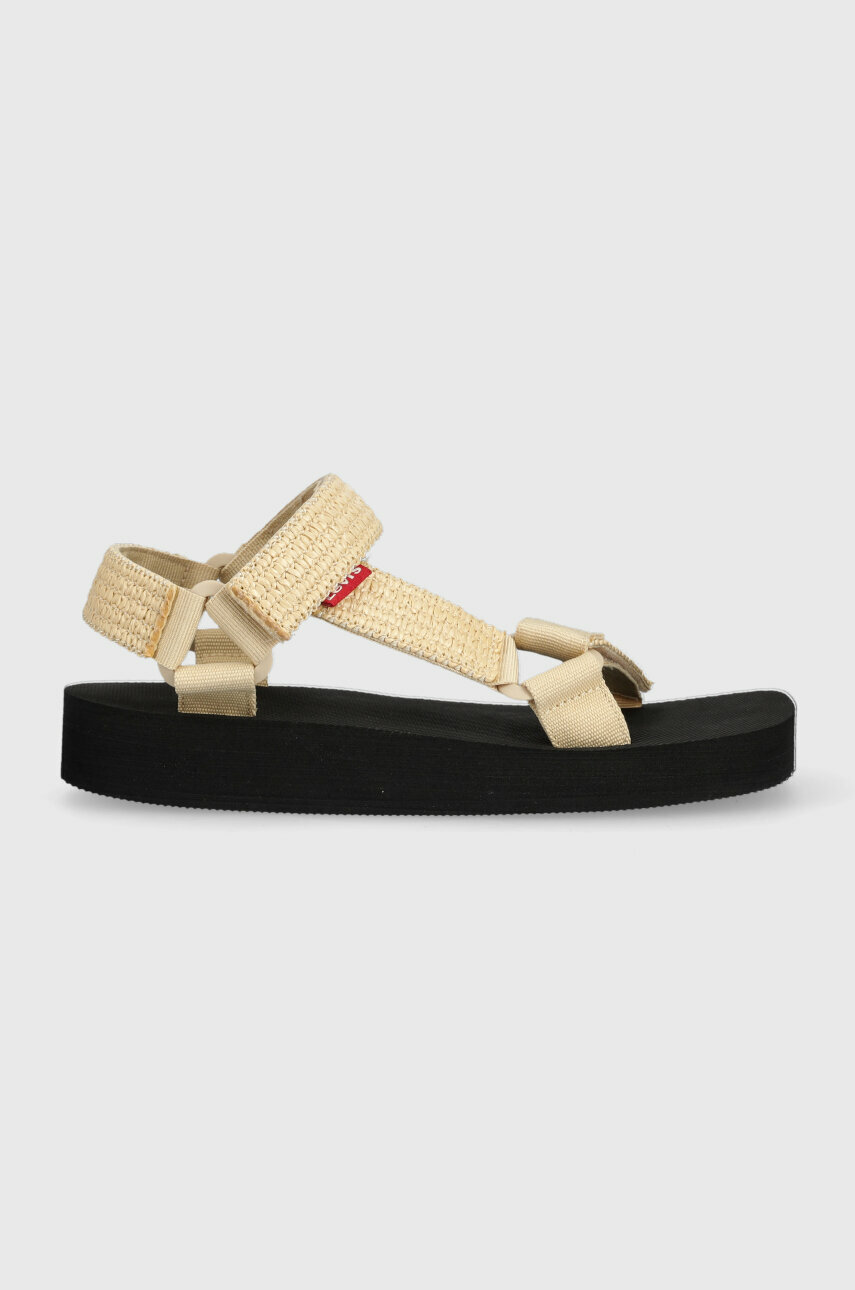 Levi s sandals Cadys Low beige color buy on Cheap Rvce Jordan outlet