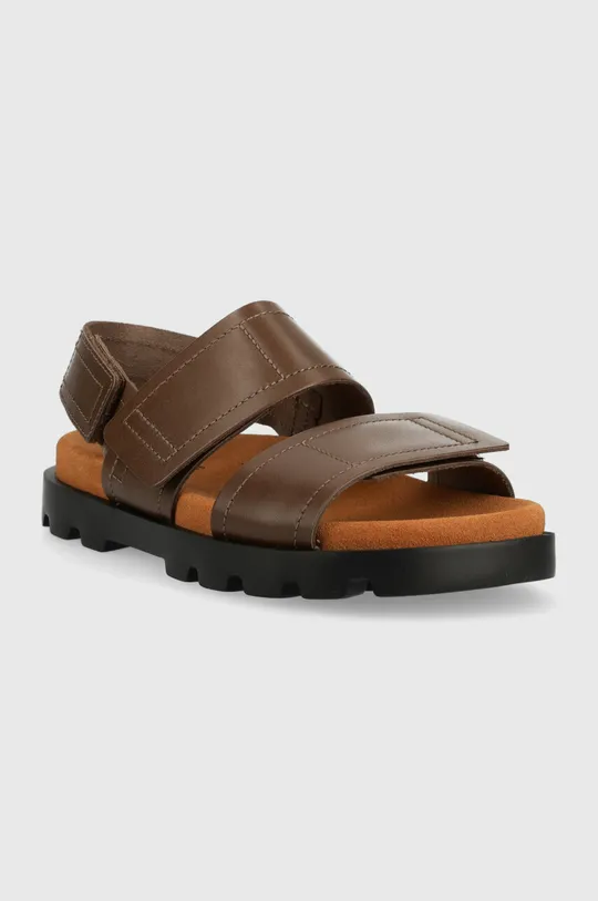 Шкіряні сандалі Camper Brutus Sandal коричневий