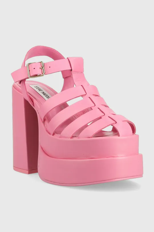Шкіряні сандалі Steve Madden Carlita рожевий