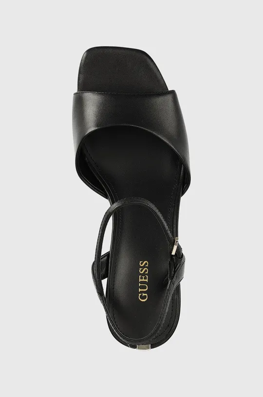 čierna Kožené sandále Guess ZIONE2