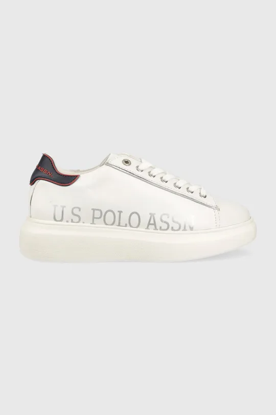 biały U.S. Polo Assn. sneakersy skórzane CARDI Damski