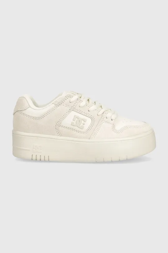 DC sneakers in pelle beige