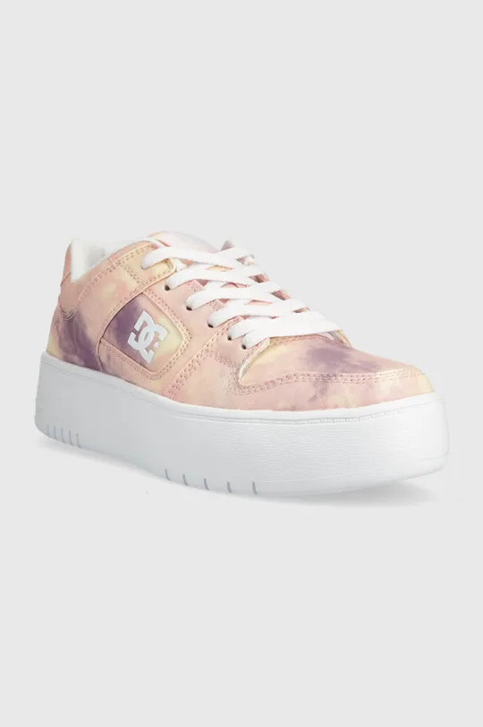 Δερμάτινα αθλητικά παπούτσια DC ροζ