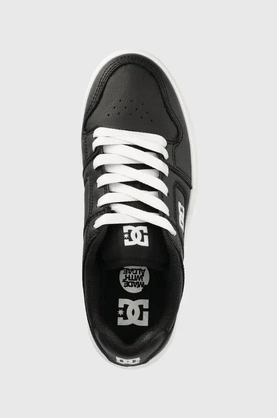μαύρο Δερμάτινα αθλητικά παπούτσια DC