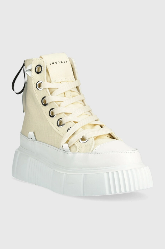 Кеди Inuikii Matilda Canvas High 23 бежевий