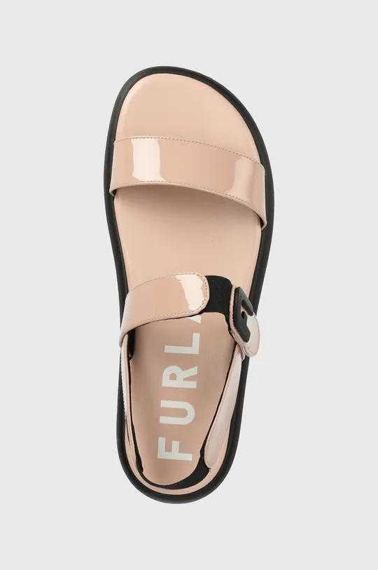 różowy Furla sandały Sign Sandal