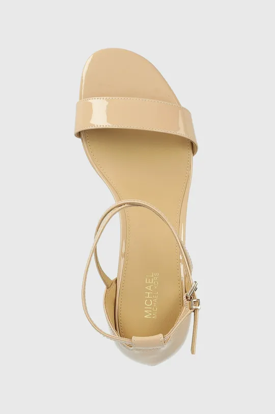 béžová Kožené sandále MICHAEL Michael Kors Serena