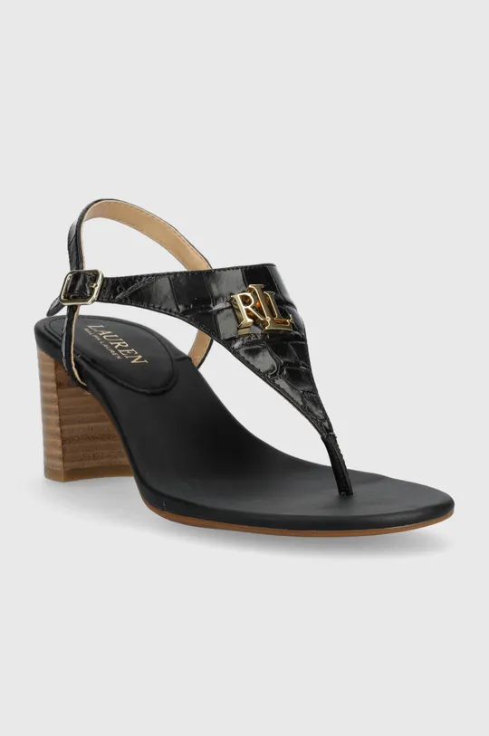 Kožené sandále Lauren Ralph Lauren Westcott II čierna