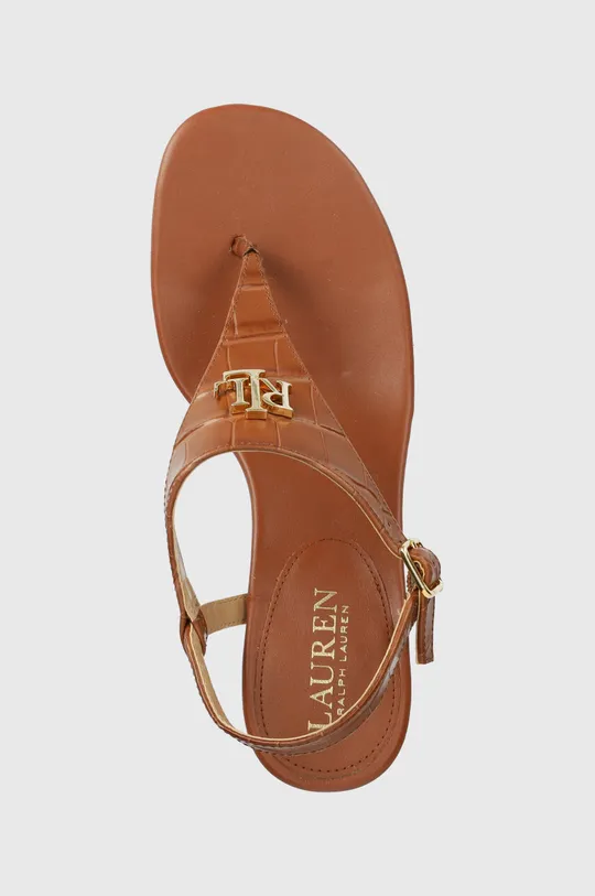 hnedá Kožené sandále Lauren Ralph Lauren Westcott II