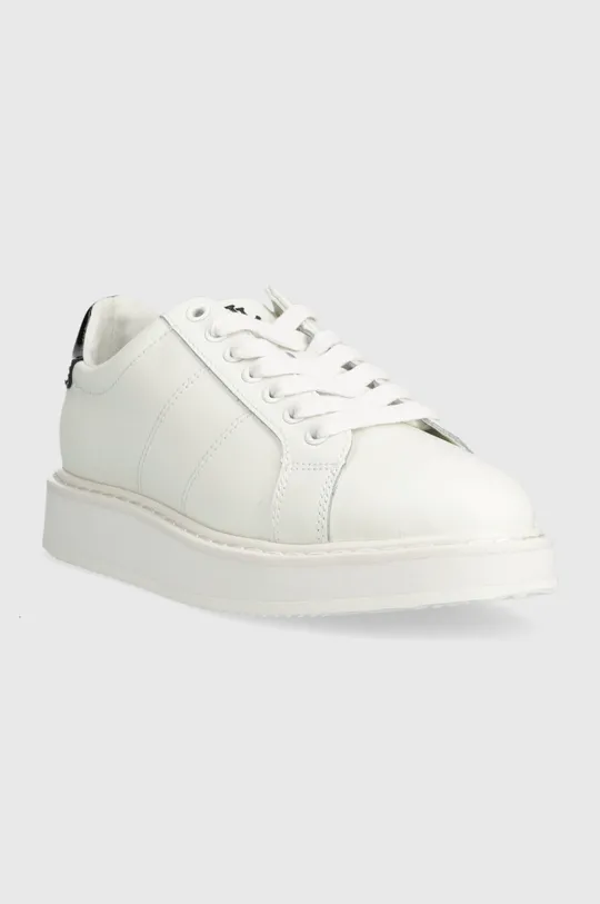 Δερμάτινα αθλητικά παπούτσια Lauren Ralph Lauren Angeline  Angeline λευκό