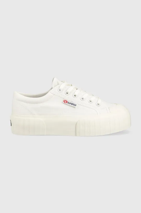 bela Teniske Superga 2631 STRIPE PLATFORM Ženski