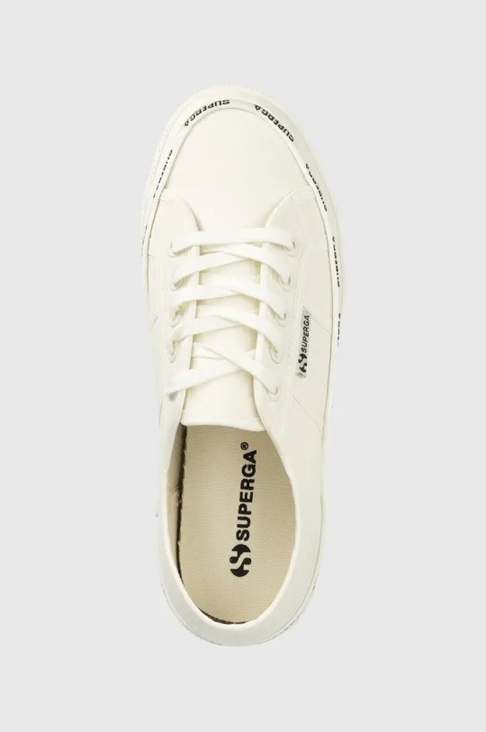 λευκό Πάνινα παπούτσια Superga 2750 LOGO PIPING