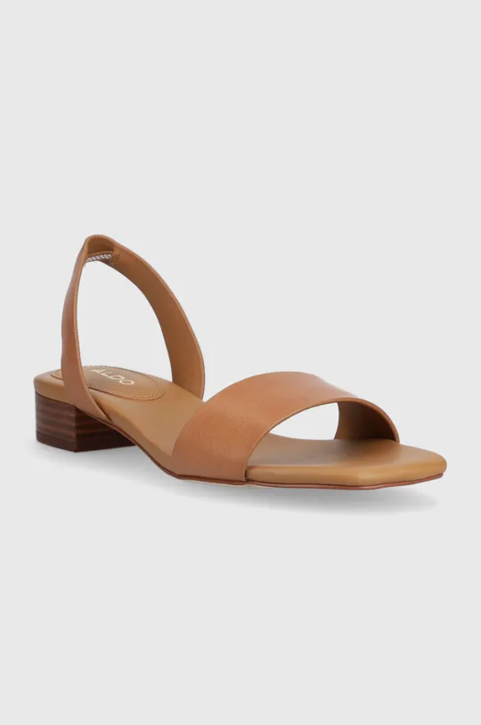 Kožené sandále Aldo Dorenna hnedá